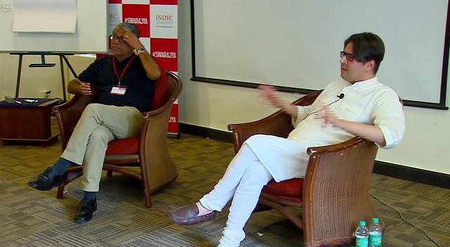 Vivek Dehejia during a panel discussion