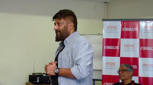 Vivek Agnihotri speaking on the politics of story telling in Hindi cinemas