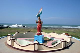  Bharat Mata statue at Kanyakumari 