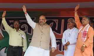 Amit Shah campaigns in West Bengal (Subhankar Chakraborty/Hindustan Times via Getty Images)