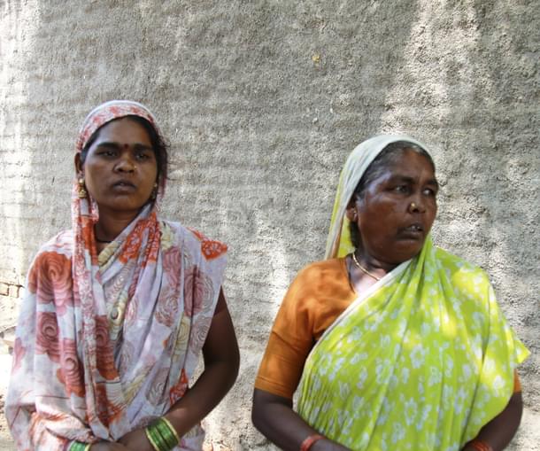 Rajeshwari’s mother Vimal and grandmother Indubai Kamble. Photo by Vivian Fernandes.
