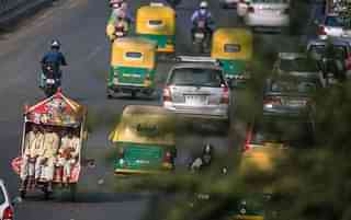 Representative image of autorickshaws in Delhi.