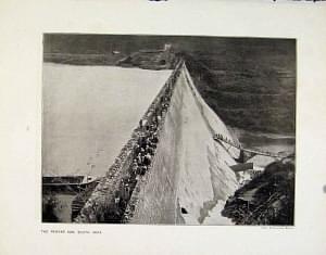 Periyar Dam during construction (C) Columbia.edu