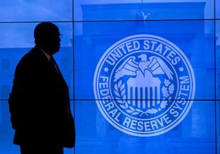 US Federal Reserve logo (SAUL LOEB/AFP/Getty Images)