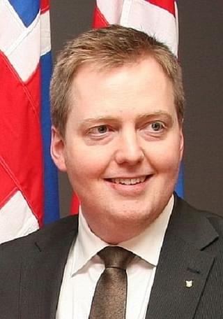 Former 
Prime minister of Iceland Sigmundur David Gunnlaugsson

