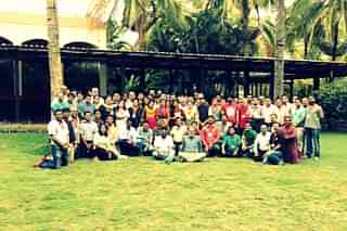 Group photo at the Indic Writing Workshop