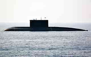 An Indian Navy submarine. (STR/AFP/GettyImages)