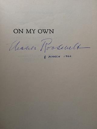 Eleanor Roosevelt’s Books: Regarded as the most revered first lady