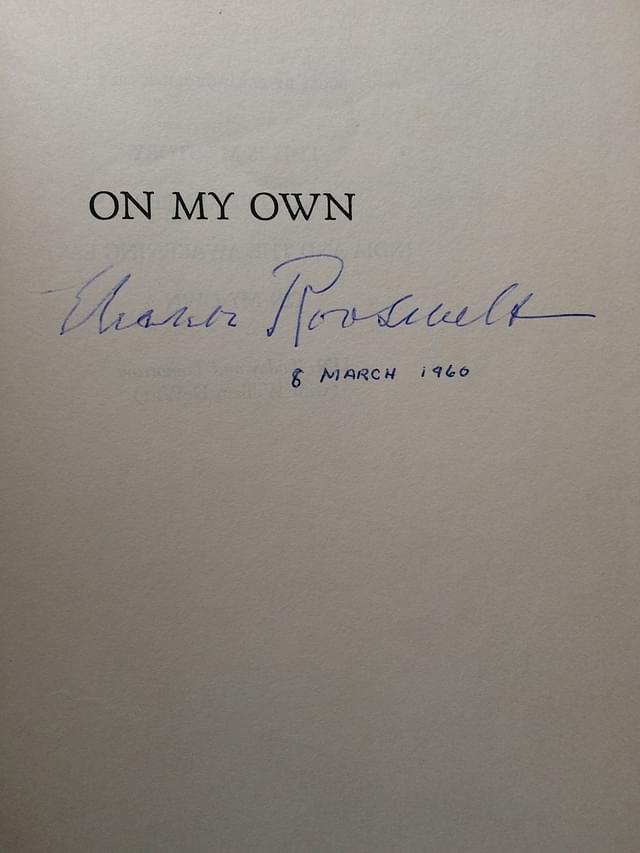 Eleanor Roosevelt’s Books: Regarded as the most revered first lady