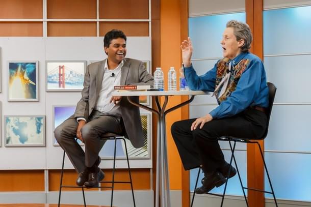 The author with Temple Grandin 