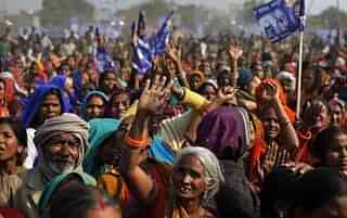 Dalits in a rally.