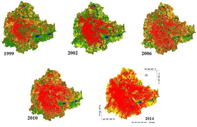 Land Use Map of Greater Bengaluru from Bhat et al