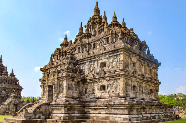 <b><i>Candi Plaosan - one of the main temples.</i></b>