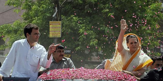 Sonia Gandhi and Rahul in Amethi, 2009 (PRAKASH SINGH/AFP/Getty Images)&nbsp;