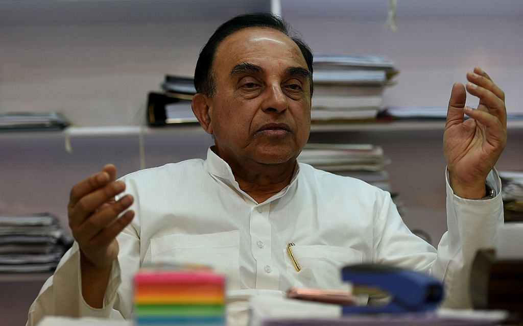 Subramanian Swamy. (MONEY SHARMA/AFP/Getty Images)