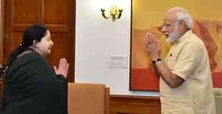 Tamil Nadu CM Jayalalithaa meets PM Narendra Modi&nbsp;