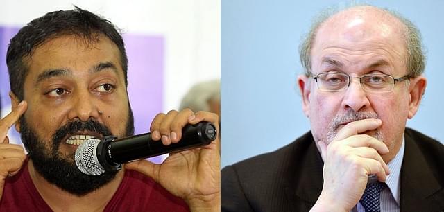 Kashyap (L) and Rushdie (R)&nbsp;