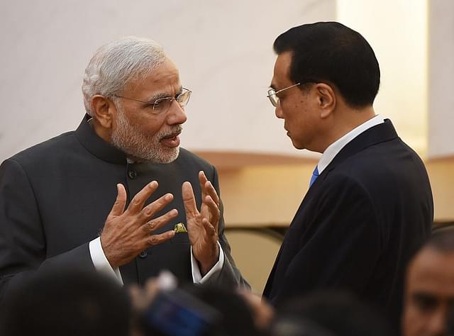 PM Modi with Chinese Premier