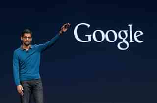 

Google senior vice president of product Sundar Pichai delivers the keynote address during the 2015 Google I/O conference on May 28, 2015 in San Francisco, California. The annual Google I/O conference runs through May 29. (Photo by Justin Sullivan/Getty Images)