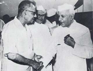 

TTK with Nehru (Image Credit: ‘India’s Industrialists’ by Gita Piramal and Margaret Herdeck)