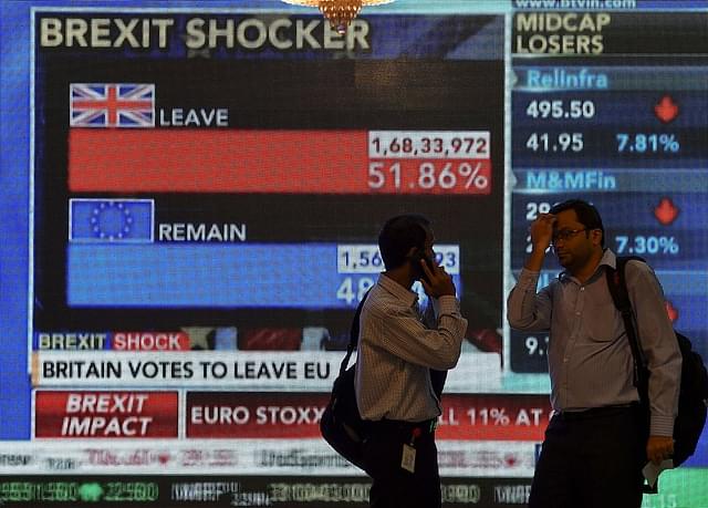Brexit news in India (PUNIT PARANJPE/AFP/Getty Images)&nbsp;