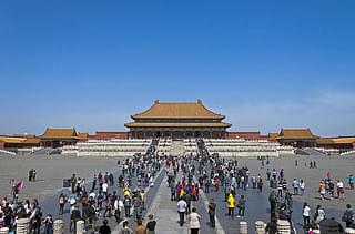 Tourists inside the Forbidden City, Beijing.Wikimedia
