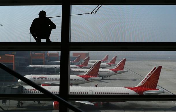 The Delhi airport.
(Photo credit: Andrew Caballero-Reynolds/AFP/Getty Images)