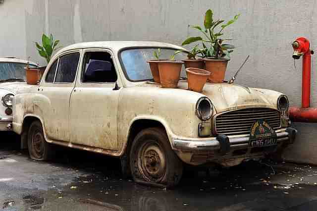 A govt Ambassador car in India (MANJUNATH KIRAN/AFP/Getty Images) 