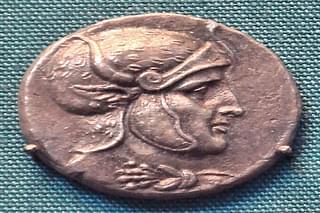 Silver coin of Seleucus I Nicator, who fought Chandragupta Maurya, and later made an alliance with him/PHGCOM/Wikimedia Commons