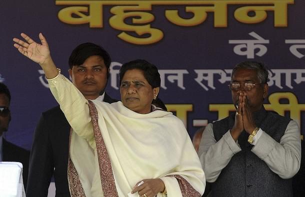 Mayawati in a rally (PRAKASH SINGH/AFP/Getty Images)