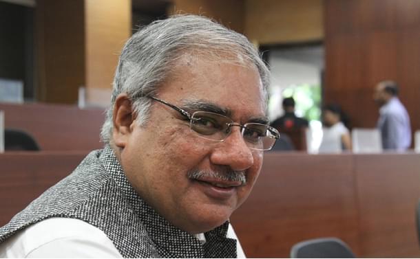 S Sivakumar speaking at India Economic Seminar organised by <i>Swarajya</i> and <i>Indic Academy</i> in collaboration with Public Policy Group of IIM Bengaluru from 30-31 July. (Photo Credit: Vivian Fernandes)