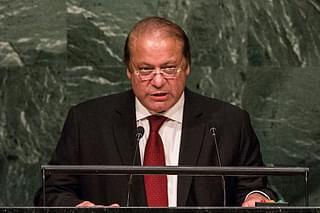 Nawaz Sharif at the UN in 2015 (Andrew Burton/Getty Images)&nbsp;