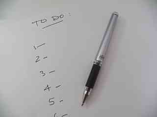 To-Do list. Photo credit: WikiMedia Commons