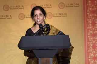
Commerce Minister Nirmala Sitharaman. (BRENDAN SMIALOWSKI/AFP/GettyImages)