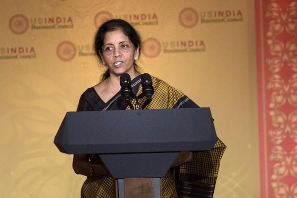 Commerce Minister Nirmala Sitharaman. Picture credit: BRENDAN SMIALOWSKI/AFP/GettyImages