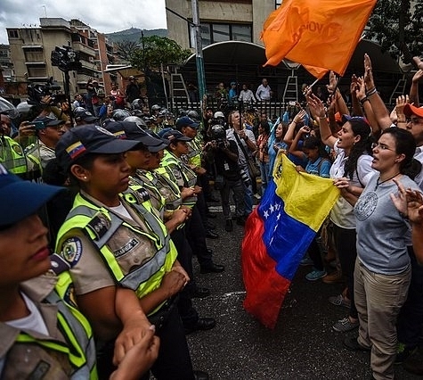 Food protests in Venezuela (JUAN BARRETO/AFP/Getty Images) 

