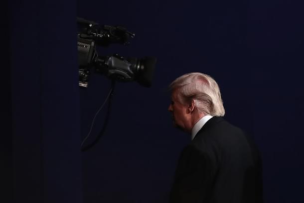 Donald Trump at the first presidential debate (Drew Angerer/Getty Images) 