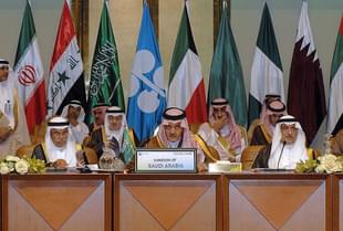 The Saudi delegation at OPEC. (Photo By:  
AFP/Getty Images)