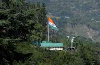 The national flag at Uri HQ of the Indian Army (TAUSEEF MUSTAFA/AFP/Getty Images)