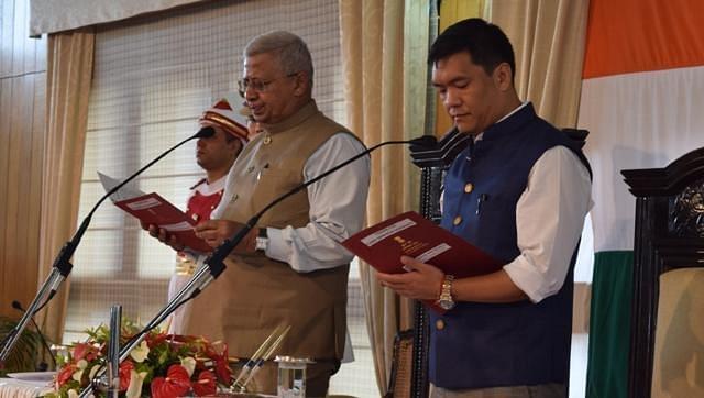 Khandu takes oath as chief minister of Arunachal Pradesh