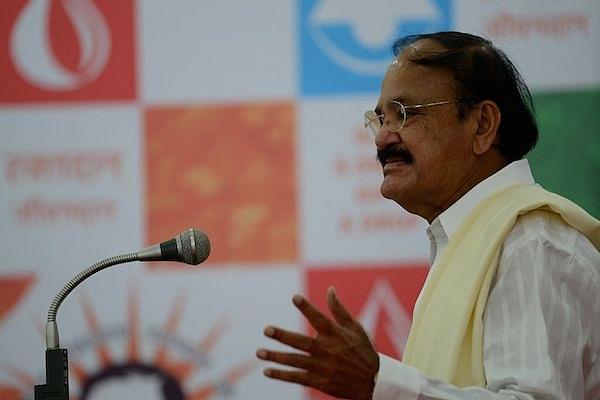 Venkaiah Naidu is front-runner in the VP election (MONEY SHARMA/AFP/GettyImages)
