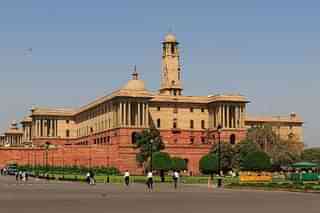 Ensemble of Government buildings on Rajpath in New Delhi, India (A. Savin/Wikimedia Commons)