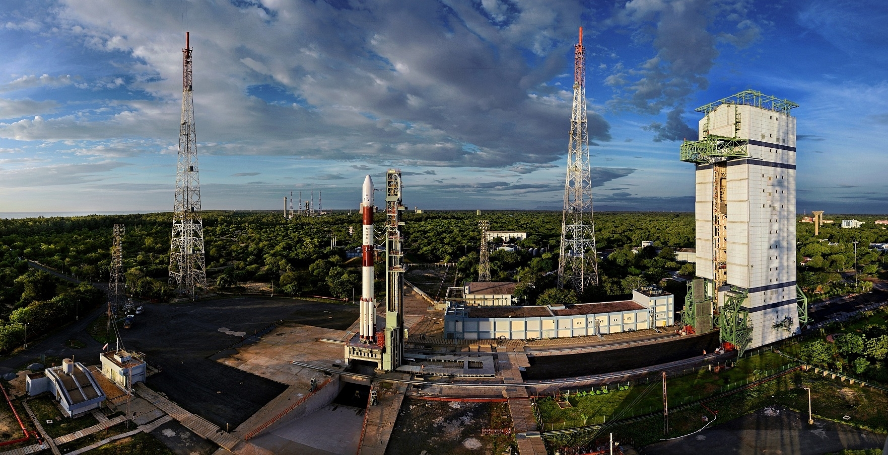 The Sriharikota launch pad. (ISRO)