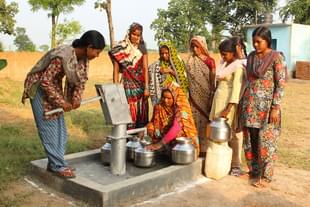 Women in a village in Maharashtra. 