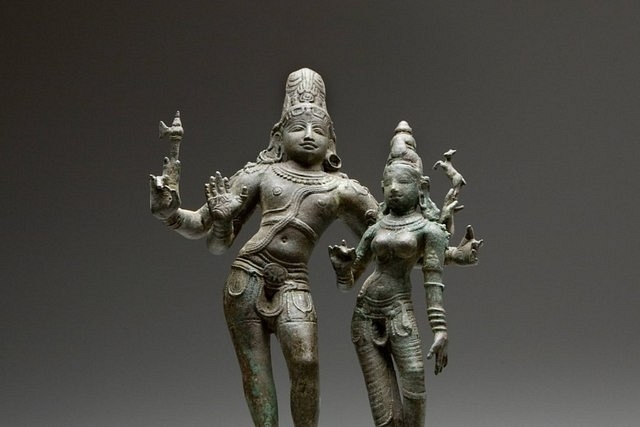 One of the plundered valuables: Vishnu with Lakshmi&nbsp;