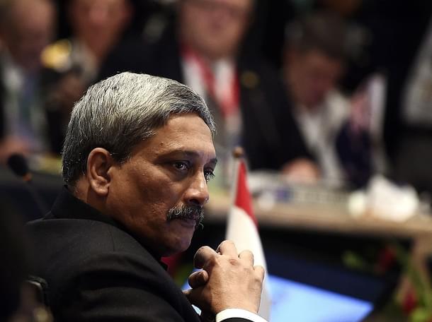 Manohar Parrikar. Picture credit: MANAN VATSYAYANA/AFP/GettyImages