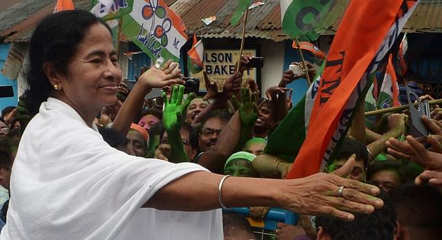 Mamata Banerjee, the chief minister of West Bengal and head of the Trinamool Congress (DIBYANGSHU SARKAR/AFP/Getty Images)