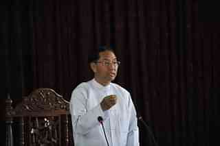 Myanmar Vice-President Myint Swe (Ye Aung Thu/AFP/Getty Images)