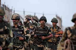 Indian Border Security Force soldiers (TAUSEEF MUSTAFA/AFP/Getty Images)