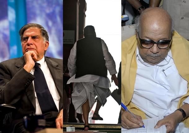 Ratan Tata , Mulayam and Karunanidhi 
